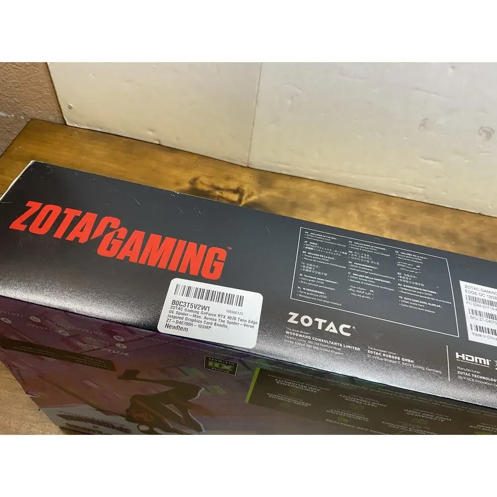 ZOTAC NVIDIA GeForce RTX 4070 GAMING AMP AIRO GPU Spiderman Bundle 12GB GDDR6X